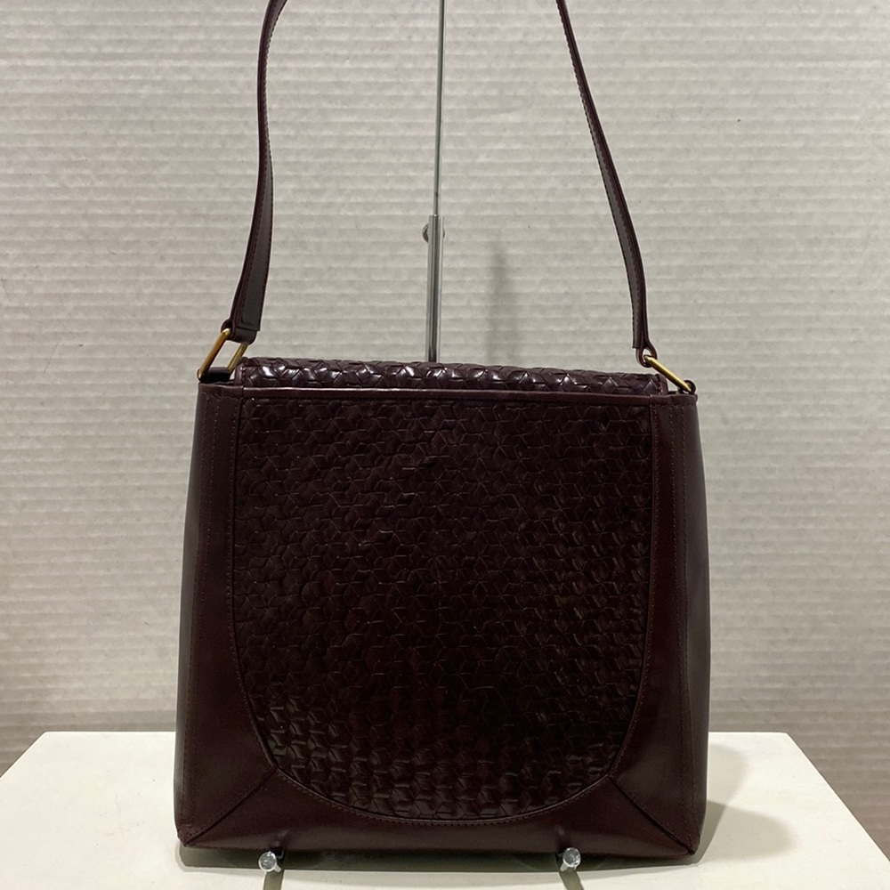 COLE HAAN Brown Leather Shoulder Bag